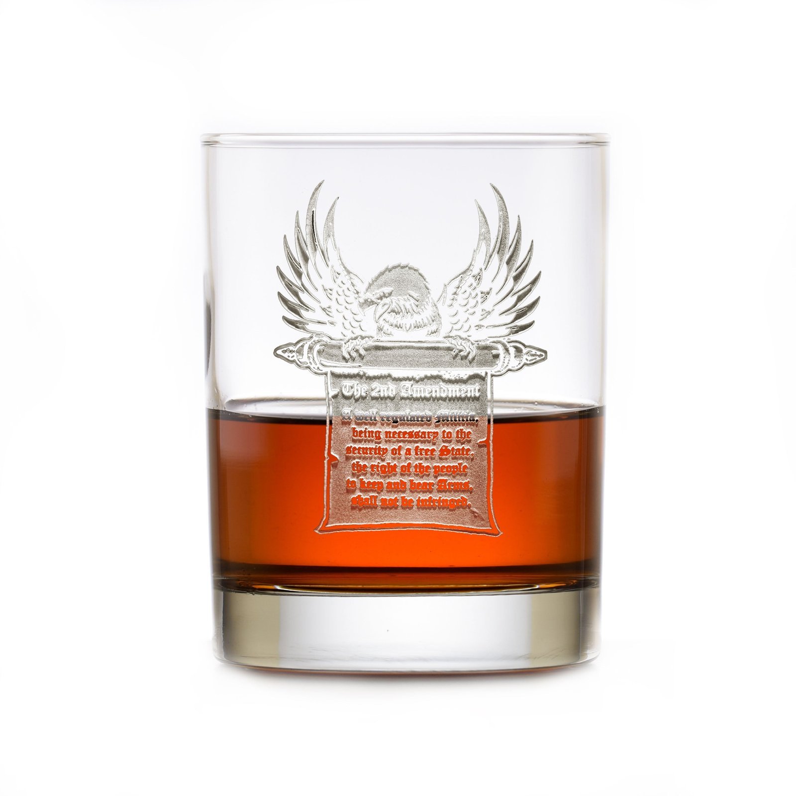 2nd Amendment Gun Rights, Freedom Whiskey Glass Gift - Image 6