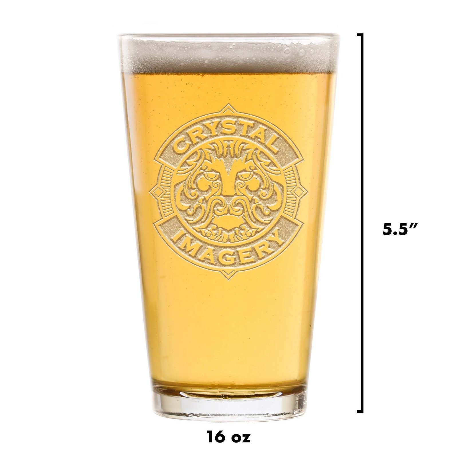 50th Birthday Beer Pint Glass - Image 6