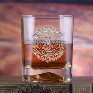 Logo Whiskey Glass, Luigi Bormioli On The Rocks