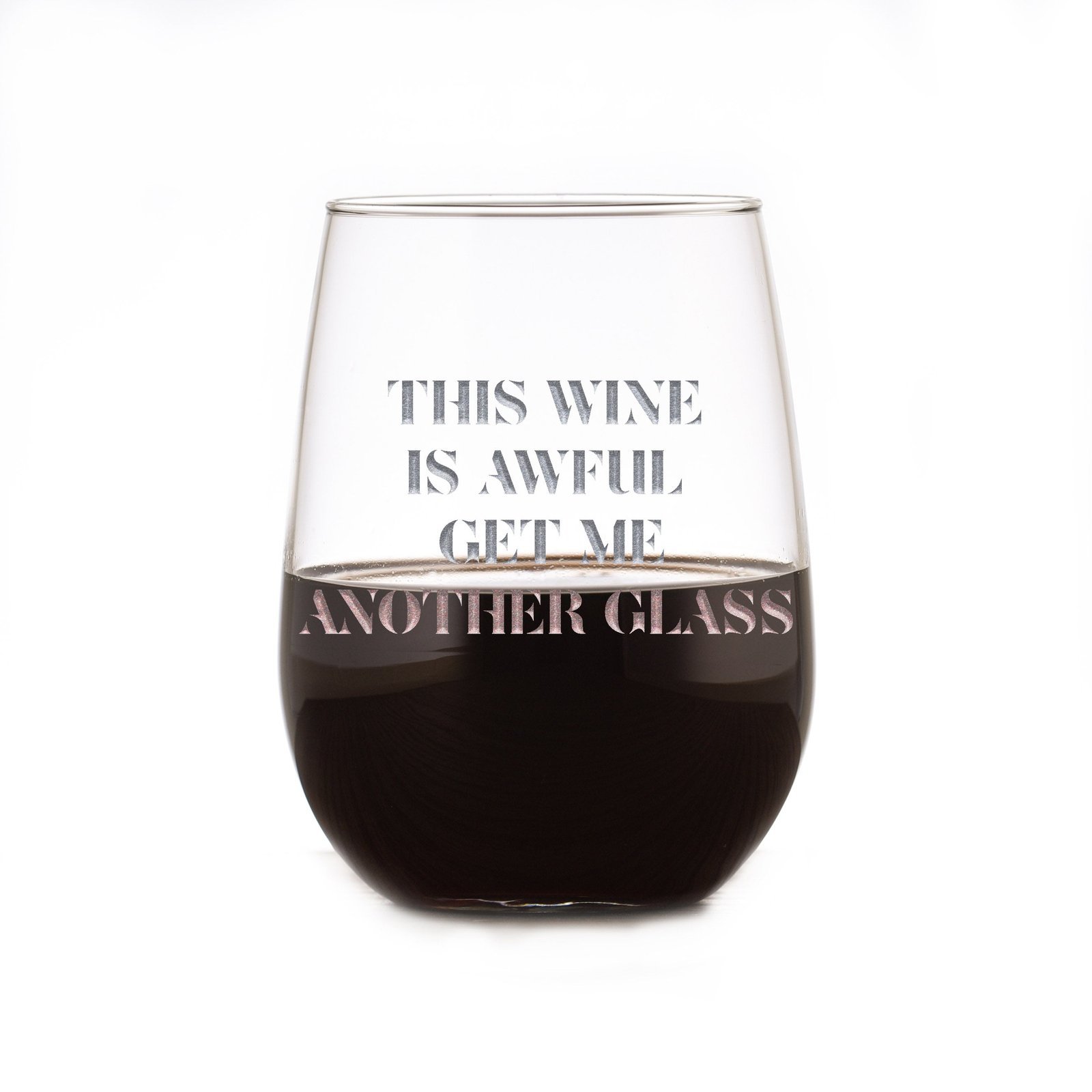"This Wine Is Awful, Get Me Another Glass" Moira Engraved Stemless Wine - Image 7