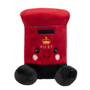 Red Post Box Plush Toy – Soft Character Cushion Toy