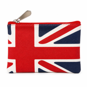 Union Flag Zipper Pouch – Printed Coin and Accessory Pouch